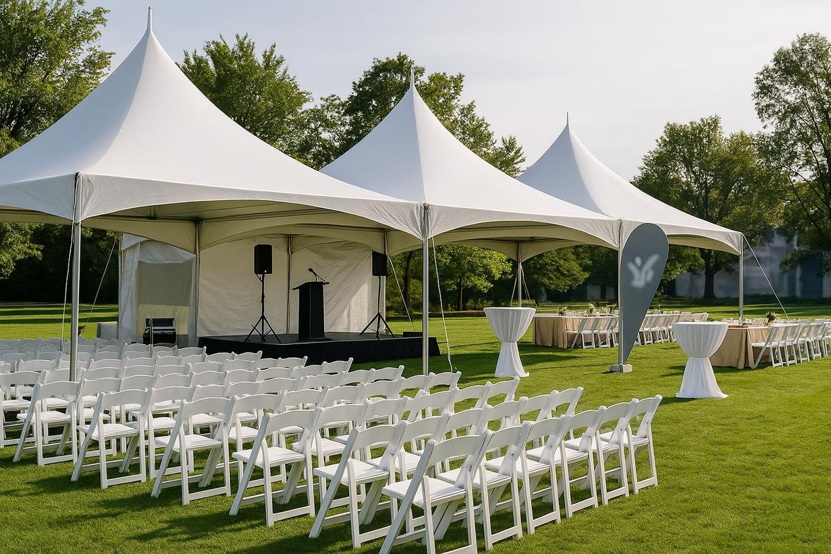 Designed outdoor corporate event